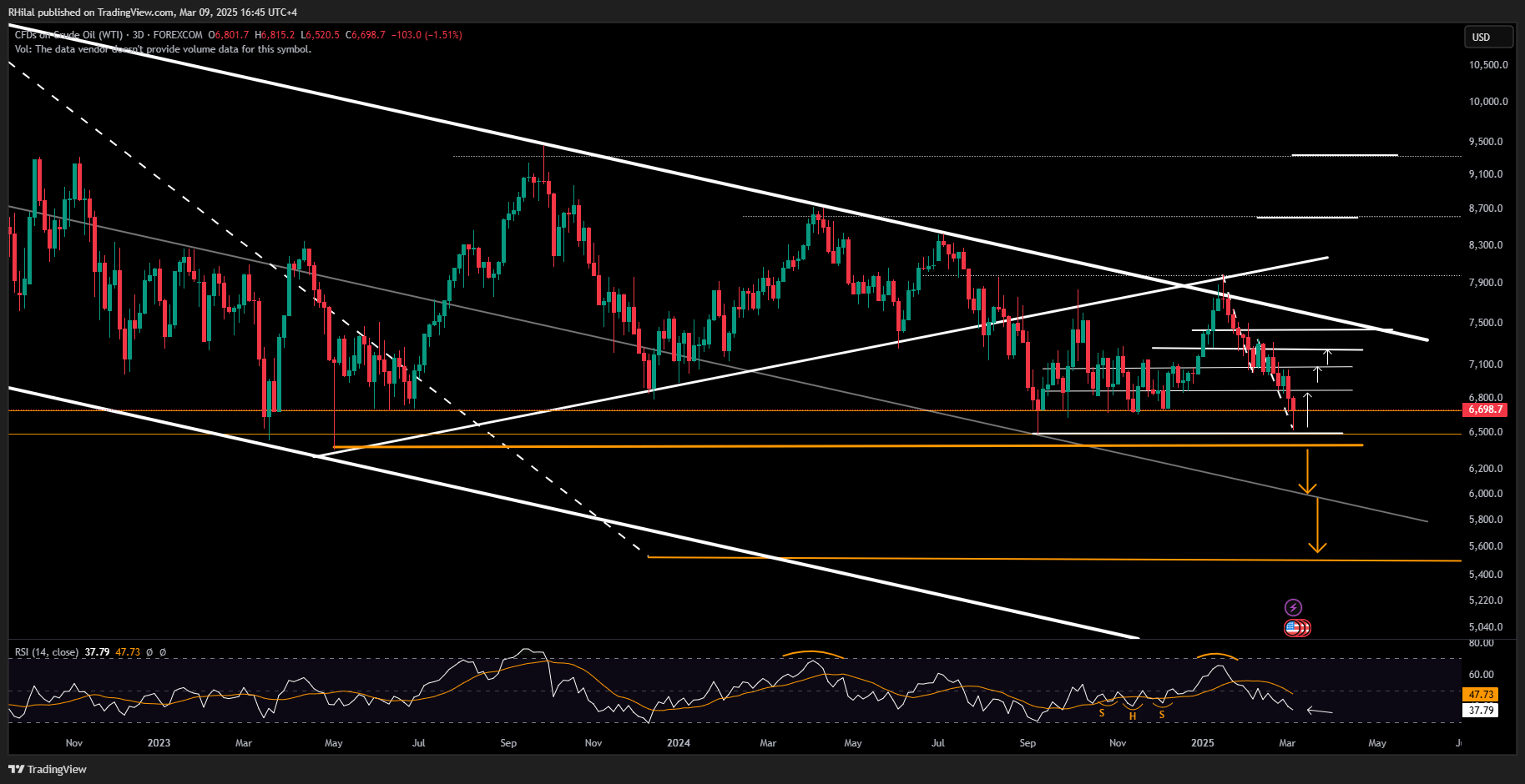 Crude Oil Week Ahead: USOIL_2025-03-09_16-45-04